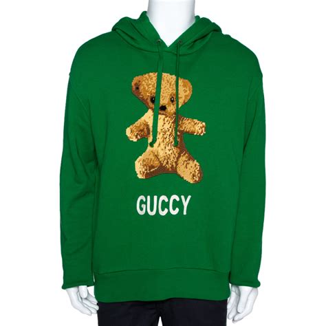 gucci teddy bear sweater replica|gucci hoodie authentication.